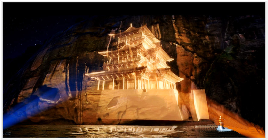 大型山水實(shí)景演出《尋夢(mèng)龍虎山》第三季 旅游演出策劃 數(shù)虎圖像